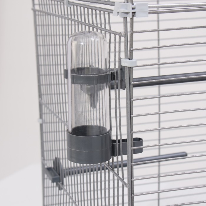 Клетка для птиц Клетка для птиц "Пижон" №104-Б, разборная, 2 секции, 58 х 40 х 88см, серая