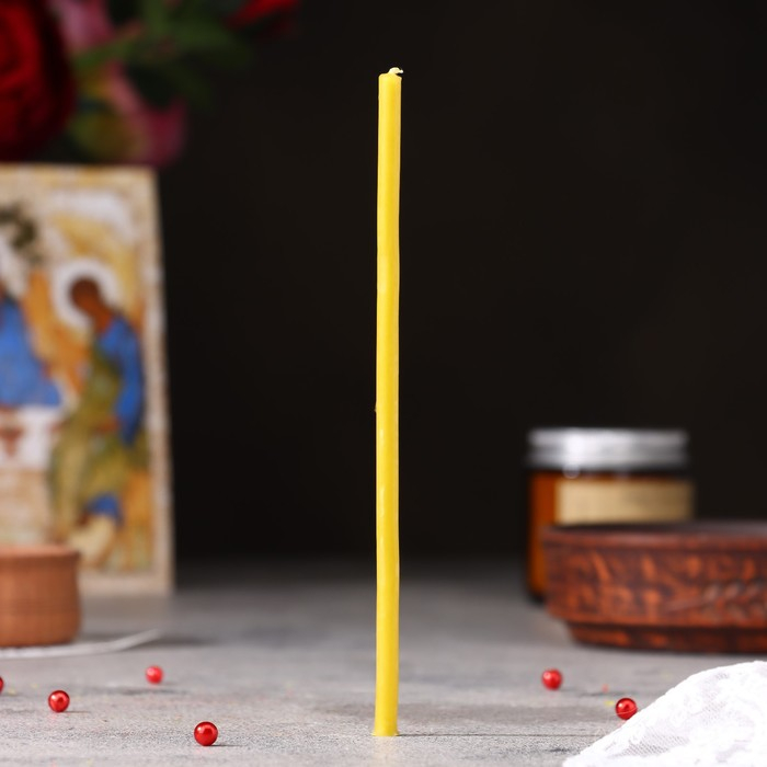 Свечи церковные медовые №100, упаковка 2кг, парафин + медовое масло Свечи церковные медовые №100, упаковка 2кг, парафин + медовое масло