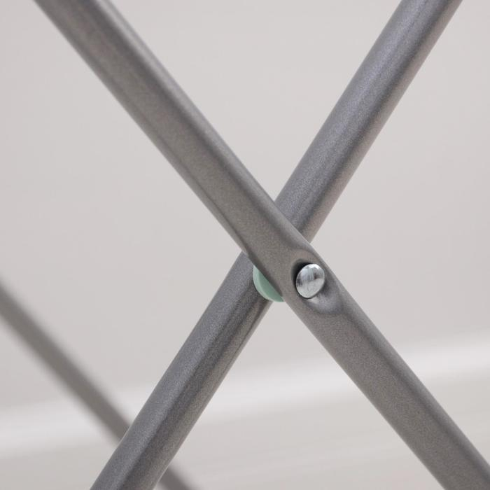 Сушилка для белья напольная складная, рабочая длина 18 м, высота от пола 95 см, ширина 54 см, цвет серый Сушилка для белья напольная складная, рабочая длина 18 м, высота от пола 95 см, ширина 54 см, цвет серый