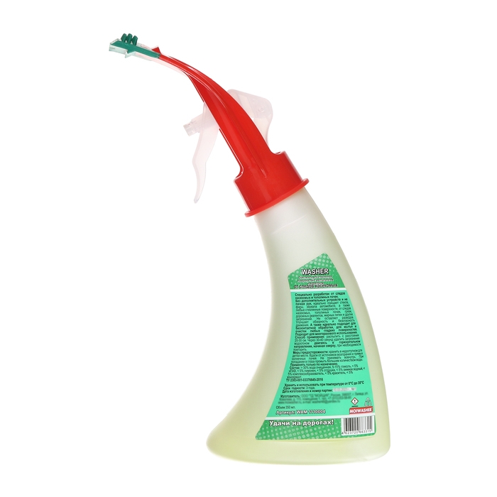 Очиститель стекол автомобиля, с водосгоном Мойщик, от следов насекомых, 350 мл, триггер Очиститель стекол автомобиля, с водосгоном Мойщик, от следов насекомых, 350 мл, триггер