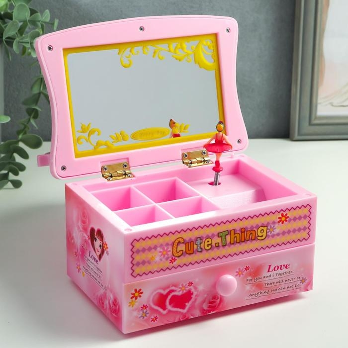 Шкатулка музыкальная Шкатулка музыкальная "Трюмо девочки" 20х16х10,5 см