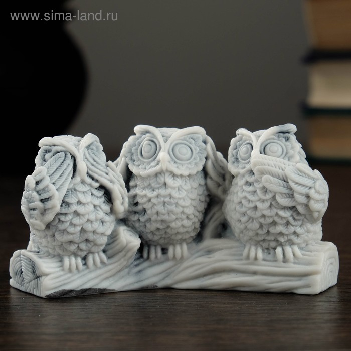 Сувенир  Сувенир "Три совы" 10см