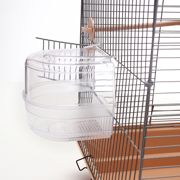 Клетка для птиц Клетка для птиц "Пижон" №104-Б, разборная, 2 секции, 58 х 40 х 88см, бежевая