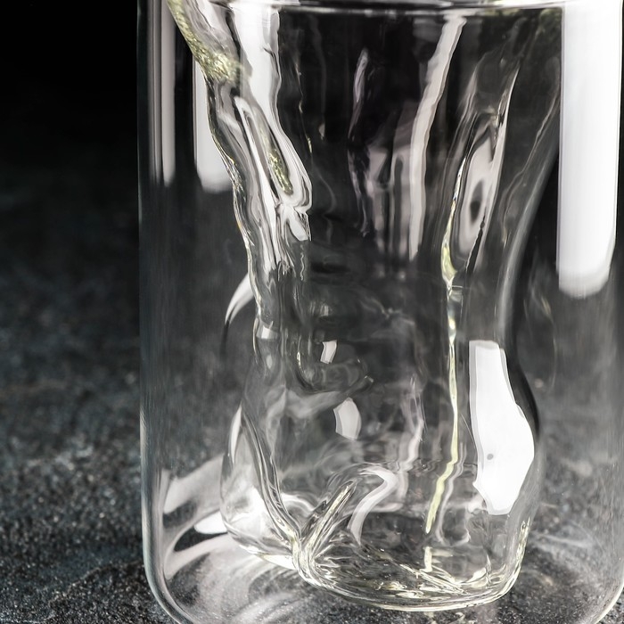 Стакан стеклянный с двойными стенками Magistro «Мужская фигура», 200 мл Стакан стеклянный с двойными стенками Magistro «Мужская фигура», 200 мл