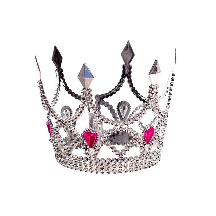 Карнавальный набор «Королева», 3-5 лет, корона, юбка 30 см, цвет белый Карнавальный набор «Королева», 3-5 лет, корона, юбка 30 см, цвет белый