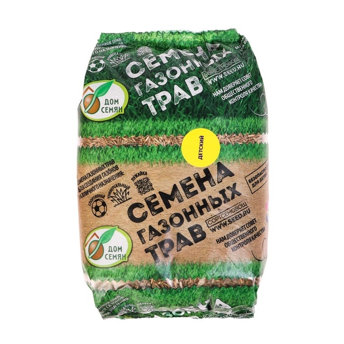 Семена газонной травы  Семена газонной травы "Зеленый уголок","Детский", 0,75 кг