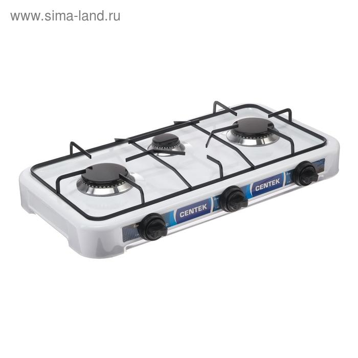 Плитка газовая Centek CT-1522, 3 конфорки, белая Плитка газовая Centek CT-1522, 3 конфорки, белая