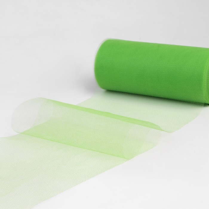 Фатин, 15 см, 11 ± 1 г/кв.м, 23 ± 1 м, цвет зелёный №3 Фатин, 15 см, 11 ± 1 г/кв.м, 23 ± 1 м, цвет зелёный №3