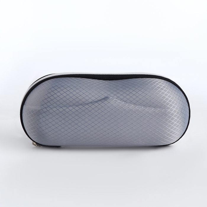 Футляр для очков на молнии, длина 17 см, цвет серый Футляр для очков на молнии, длина 17 см, цвет серый