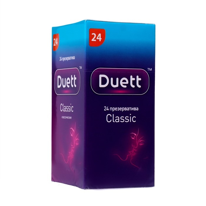 Презервативы DUETT Classic 24 шт Презервативы DUETT Classic 24 шт