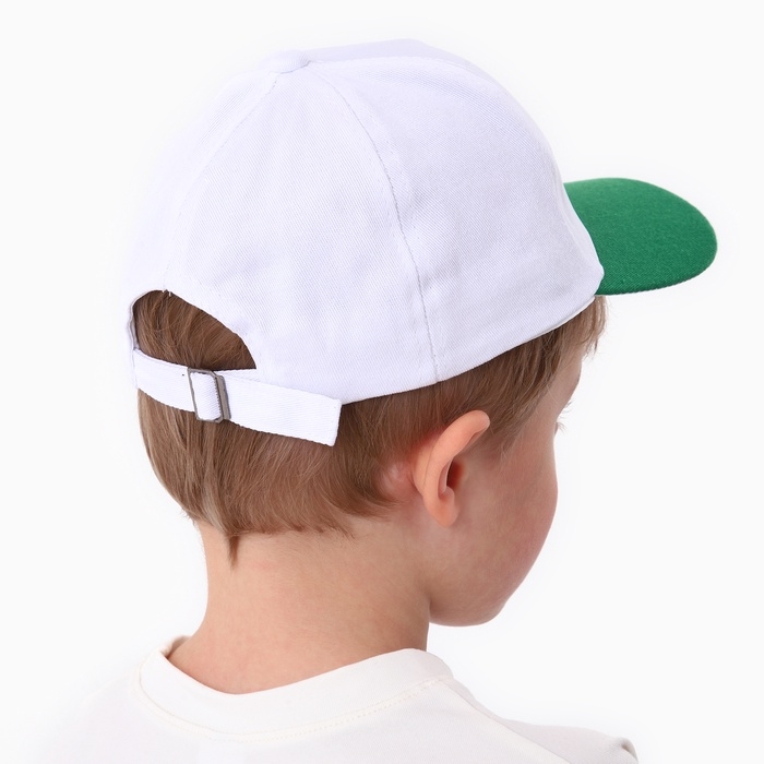 Кепка детская для мальчика Life style, дино, цвет белый, р-р 52-54, 5-7 лет