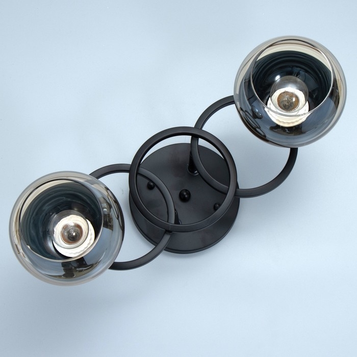 Люстра Люстра "Айрис" 2хЕ27 40Вт чёрный 42х15х23 см BayerLux