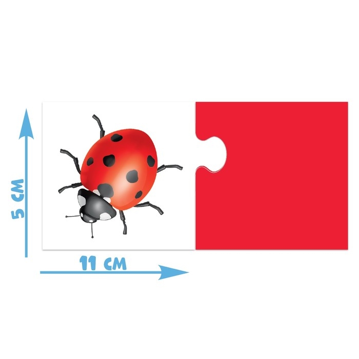 Парные пазлы «Цвета», 24 детали Парные пазлы «Цвета», 24 детали