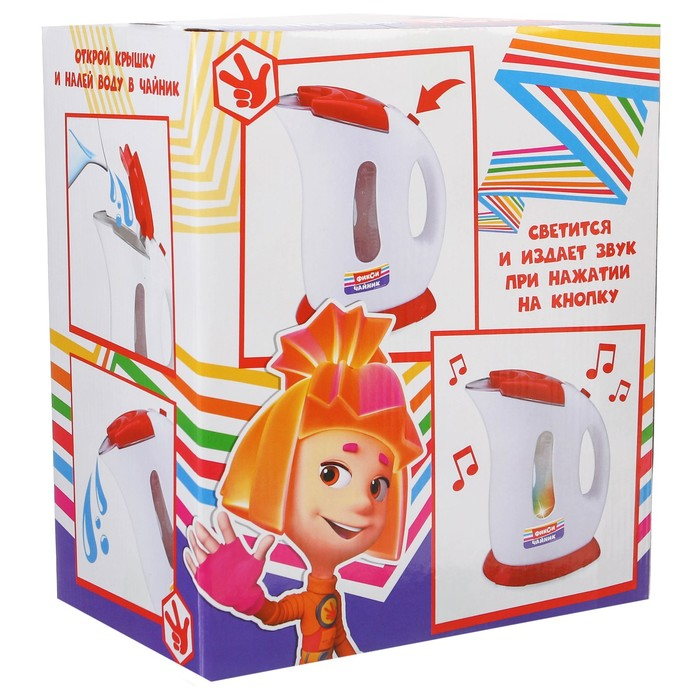 Фикси-чайник «Время чаепития», Фиксики, свет, звук Фикси-чайник «Время чаепития», Фиксики, свет, звук