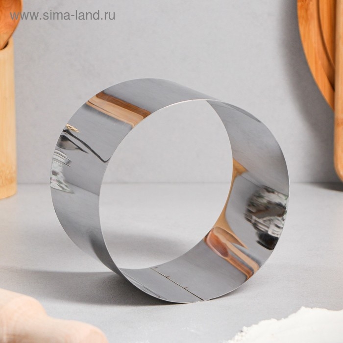 Форма для выпечки и выкладки «Круг», h-8,5, d-12 см Форма для выпечки и выкладки «Круг», h-8,5, d-12 см