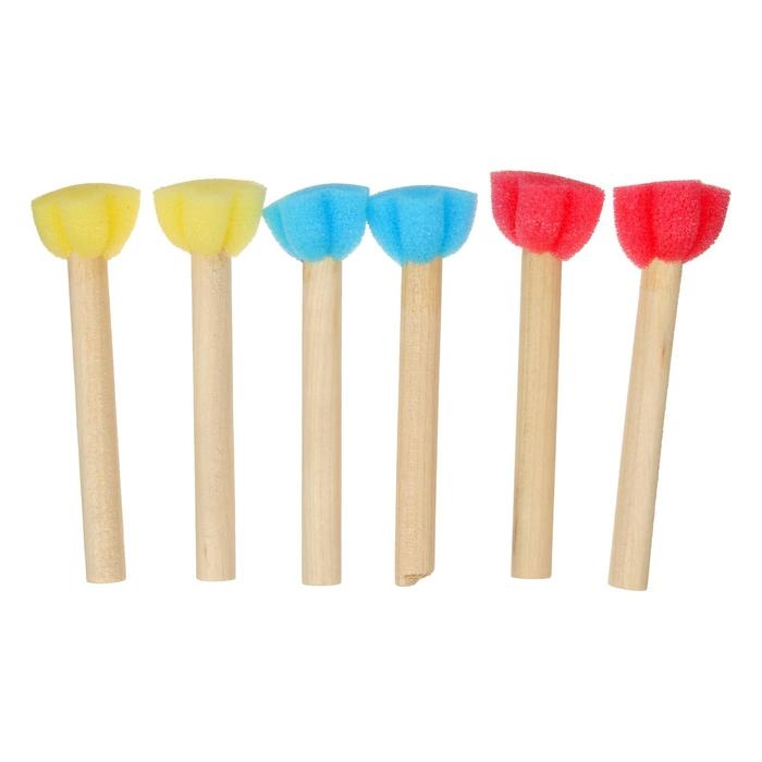 Набор кистей-спонж, 6 штук Набор кистей-спонж, 6 штук