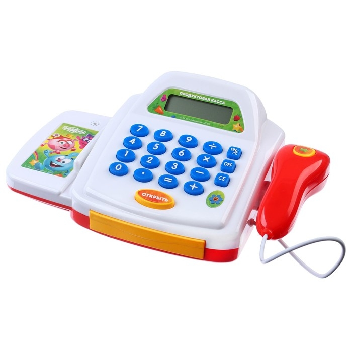 Касса со звуковыми и световыми эффектами, СМЕШАРИКИ Касса со звуковыми и световыми эффектами, СМЕШАРИКИ