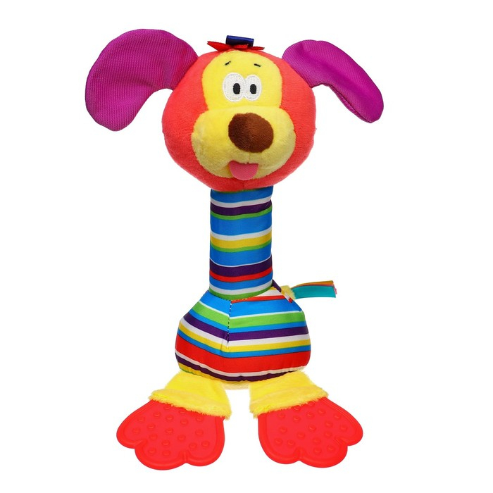 Погремушка мягкая «Малыши», с эластичными элементами, виды МИКС, Крошка Я Погремушка мягкая «Малыши», с эластичными элементами, виды МИКС, Крошка Я