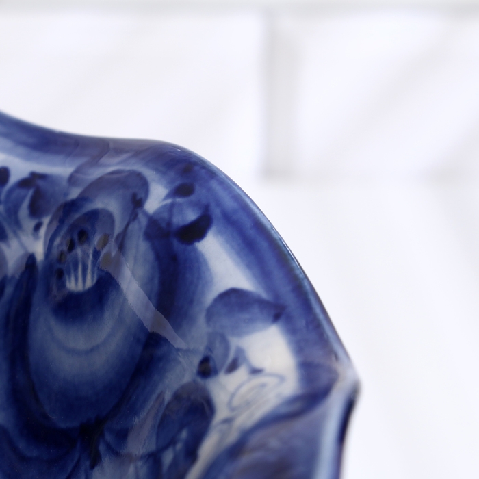 Фруктовница  Фруктовница "Весна", 13 х 25 см, гжель