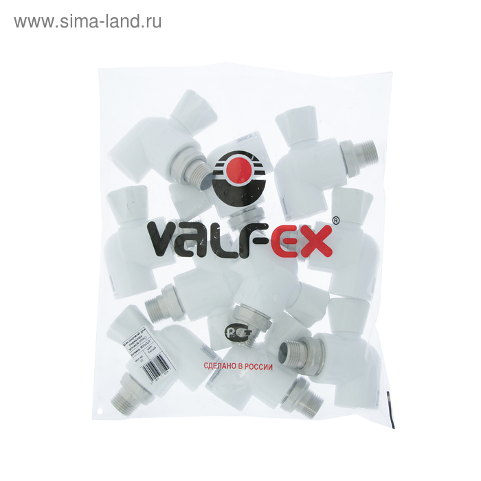 Кран шаровой для радиатора VALFEX, полипропиленовый, угловой, 25 х 1/2 Кран шаровой для радиатора VALFEX, полипропиленовый, угловой, 25 х 1/2"