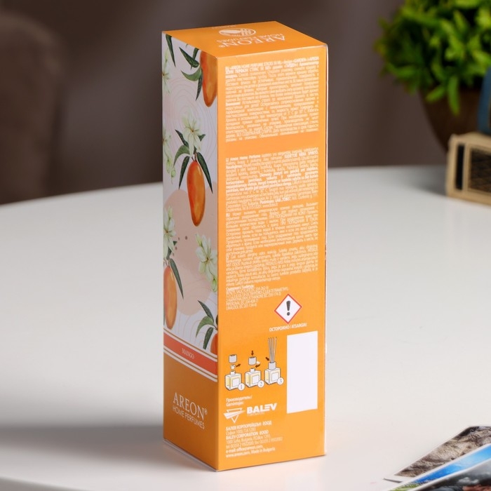 Диффузор ароматический Areon Sticks Garden, Манго 50 мл Диффузор ароматический Areon Sticks Garden, Манго 50 мл