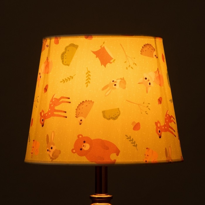 Абажур универсальный Абажур универсальный "Лесная жизнь" Е27/Е14 24х24х19см