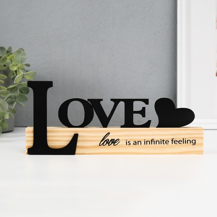 Сувенир дерево  Сувенир дерево "Чувство любви" 3х24,5х10 см