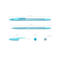 Набор ручек шариковых 4 штуки R-301 Spring, узел 0.7 мм, чернила синие, длина линии письма 1000 метров, европодвес