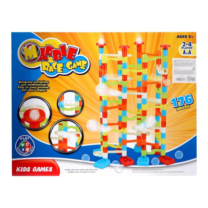 Конструктор «Трубчатые лабиринты», 176 элементов