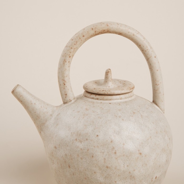 Чайник заварочный керамический SL Home «Виенто», 650 мл, 15×12×16,5 см, цвет бежевый Чайник заварочный керамический SL Home «Виенто», 650 мл, 15×12×16,5 см, цвет бежевый