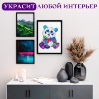 Пазл фигурный деревянный Honey Panda, размер 22х25 см, 117 деталей