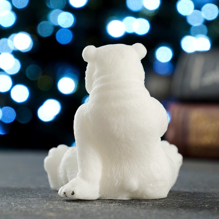 Фигурное мыло "Мишка с лапой на пузике" 75гр