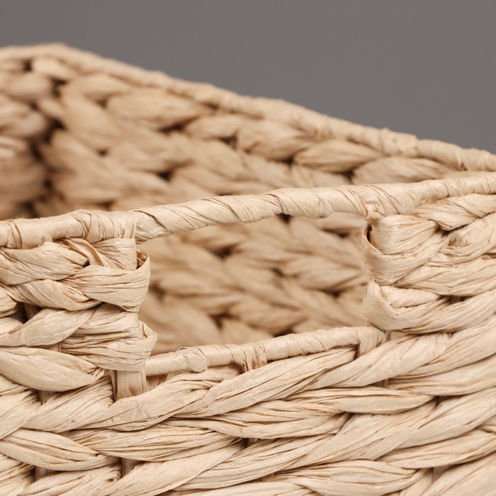 Корзина стеллажная Корзина стеллажная "Колос", 31х22х19 см, бежеый