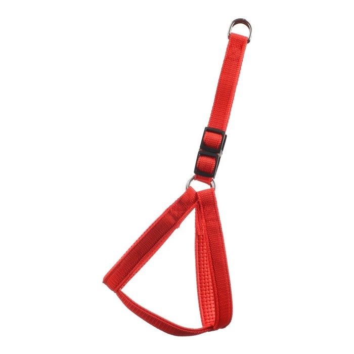 Шлейка Шлейка "Комфорт" комбинированная, 2 см, ОШ 40-60 см, ОГ 44-62 см, красная