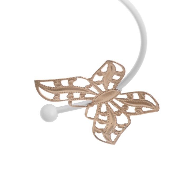 Люстра Люстра "Мия" 2х60Вт Е27 Белый, золото 53х18х24см