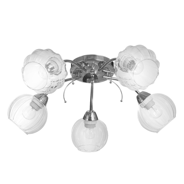 Люстра Люстра "Челси" 5х40Вт Е27 Хром 54х54х20см