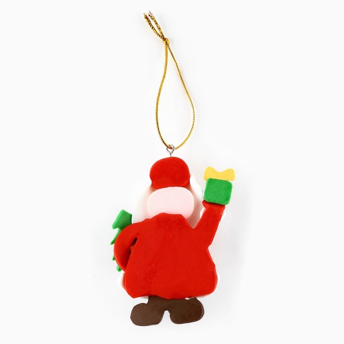 Ёлочная игрушка новогодняя «Дед Мороз», на Новый год, 6,5 х 8,5 см Ёлочная игрушка новогодняя «Дед Мороз», на Новый год, 6,5 х 8,5 см