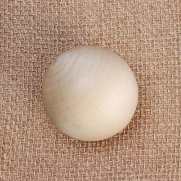 Заготовка для творчества Шар 5 см цельный Заготовка для творчества Шар 5 см цельный