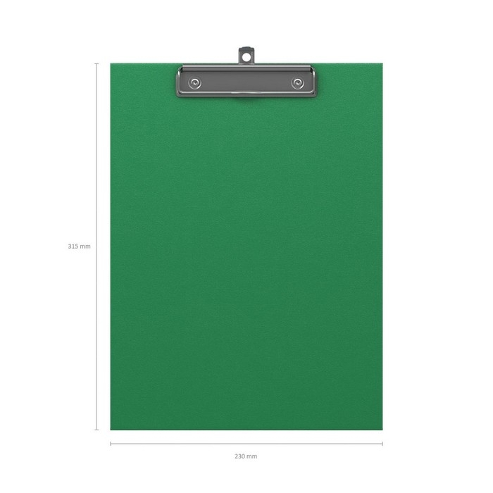 Планшет с зажимом А4, 2 мм, ErichKrause Standard, бумвинил, зеленый Планшет с зажимом А4, 2 мм, ErichKrause Standard, бумвинил, зеленый