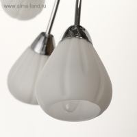 Люстра "Веллингтон" 8x60Вт E14 хром 70x70x22см.