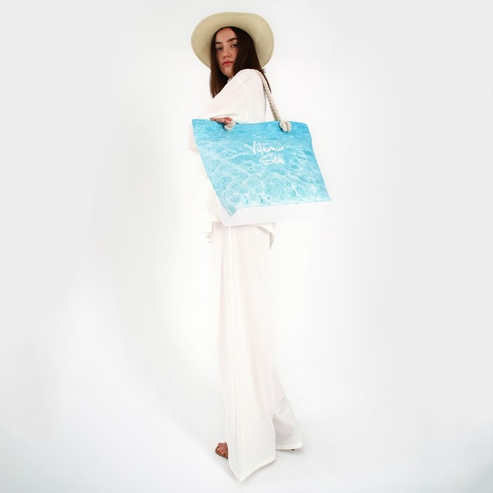 Сумка женская пляжная Nazamok Сумка женская пляжная Nazamok "Vitamin sea", 47*37*13,5 см