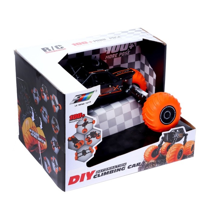 Джип радиоуправляемый «Акробат», выполняет трюки, работает от аккумулятора, цвет черный Джип радиоуправляемый «Акробат», выполняет трюки, работает от аккумулятора, цвет черный