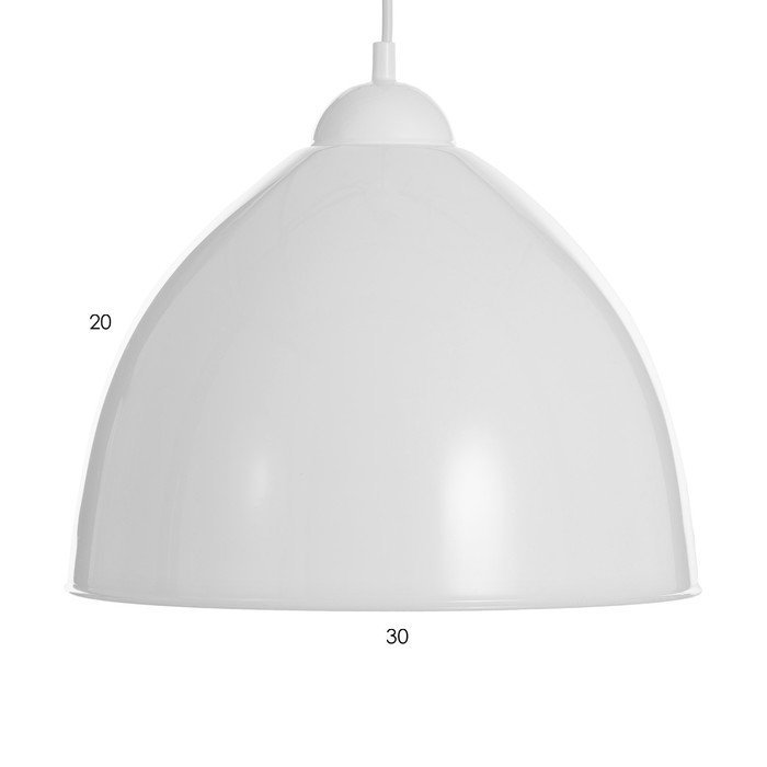 Люстра BayerLux Подвес BayerLux "Андриана 2" 1х15W E27 белый 30х30х21(+50)см