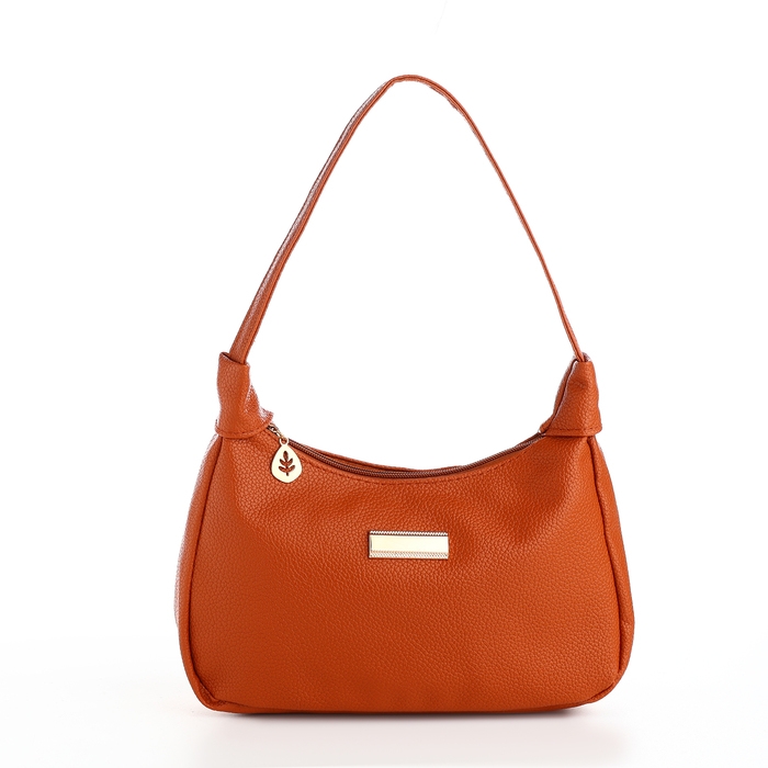 Сумка женская на молнии, цвет рыжий Сумка женская на молнии, цвет рыжий