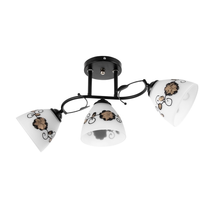 Люстра Люстра "Арья" 3хЕ27 40Вт черный 58х26 см