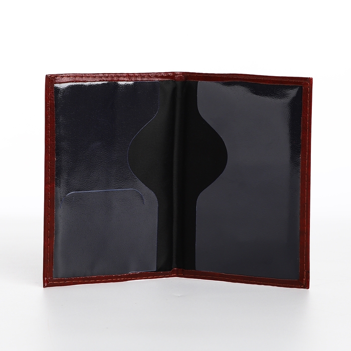 Обложка для паспорта, цвет коричневый Обложка для паспорта, цвет коричневый