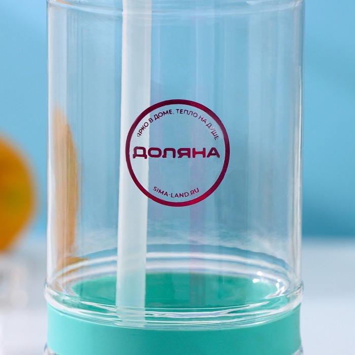 Бутылка с трубочкой Доляна «Спорт», 700 мл, 23,5×7,5×8,5 см, цвет МИКС Бутылка с трубочкой Доляна «Спорт», 700 мл, 23,5×7,5×8,5 см, цвет МИКС