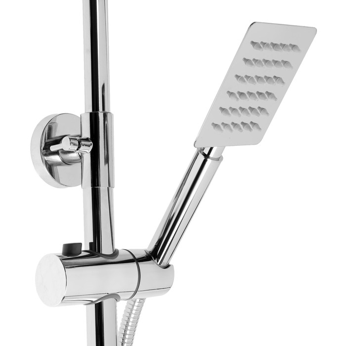Душевая система ZEIN Z3866, смеситель, излив, тропическая и ручная лейка, латунь, хром Душевая система ZEIN Z3866, смеситель, излив, тропическая и ручная лейка, латунь, хром
