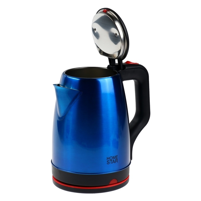 Чайник электрический Homestar HS-1003, металл, 1.8 л, 1500 Вт, синий Чайник электрический Homestar HS-1003, металл, 1.8 л, 1500 Вт, синий