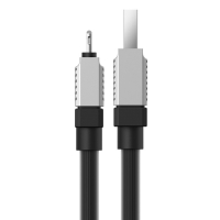 Кабель Baseus, Lightning - USB, 2.4 А, 2 м, чёрный